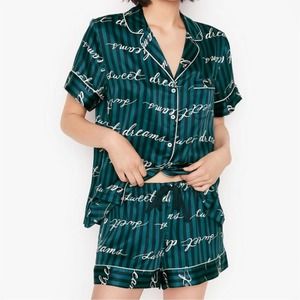 Victoria Secret Satin Pajama Set